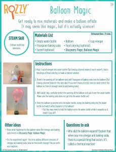 balloon magic activity